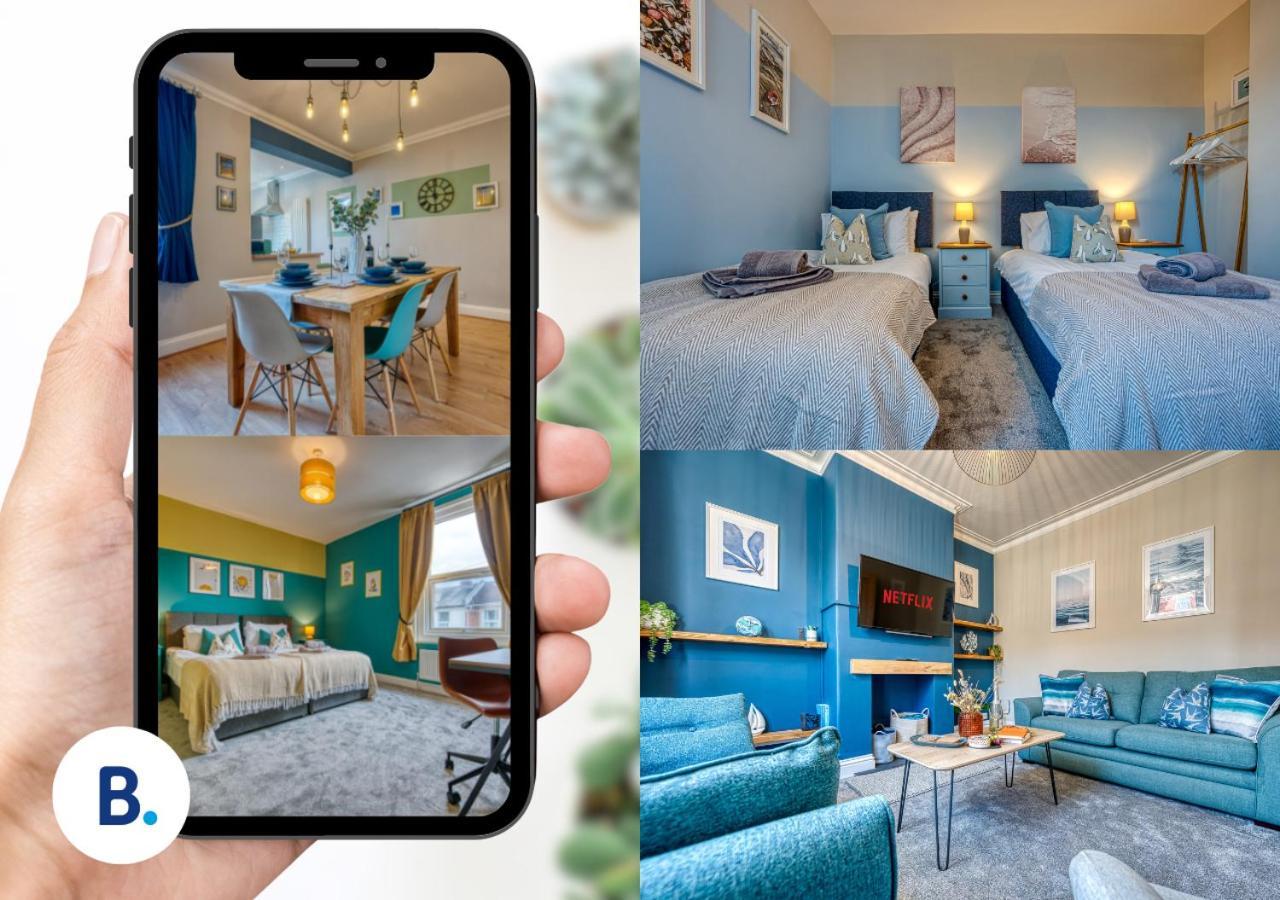 2 Bedrooms Modern, Stunning & Stylish Contractor House, Prime Portsmouth Location With Free Parking Permit, Summer Special Offer!! - By Blue Puffin Stays Exterior foto